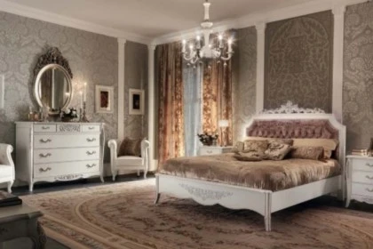 What type of furniture can you choose for a classic bedroom?